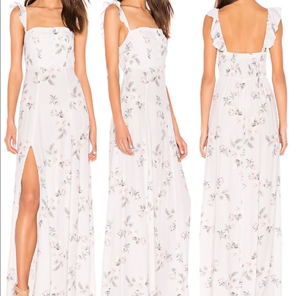 💫Flynn Sky Bardot Maxi Dress - Picture 8 of 8